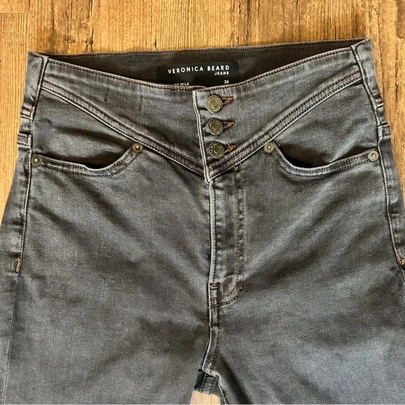 Veronica Beard Beverly Skinny Flare Jeans - Picture 4 of 12